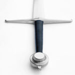 top view of Malleus Martialis Fior Di Battaglia sword