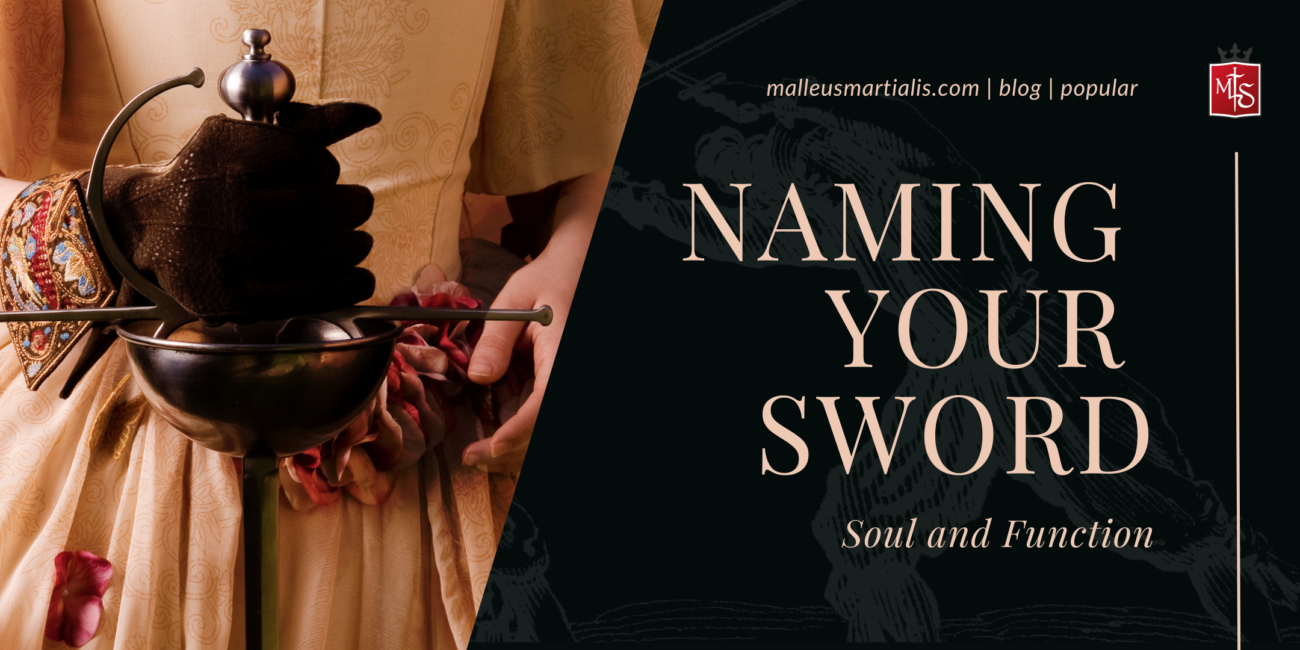 blog header banner for naming your sword blog post